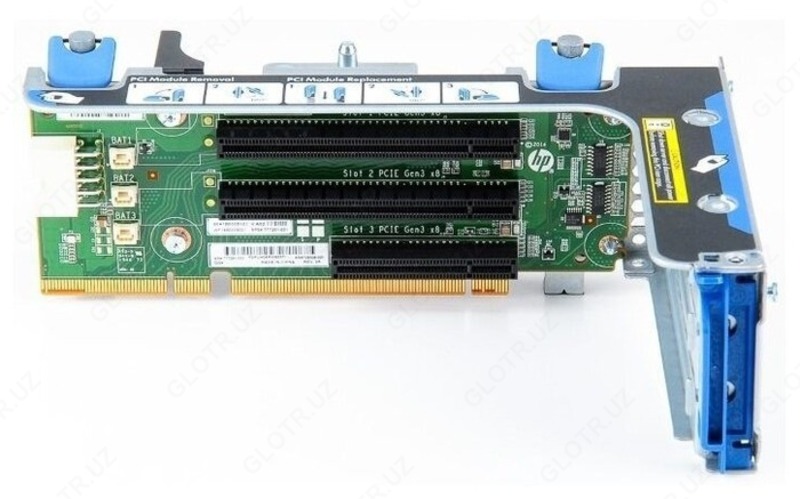 Райзер-карта HPE x8/x16/x8 Riser Kit (без M.2) (870548-B21) - 10 сум