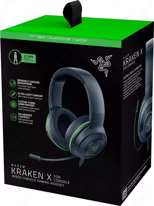 Игровая гарнитура Razer Kraken X for Console Xbox - 702 000 сум