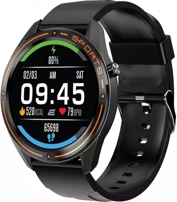 Смарт часы 2E Motion GT 46mm Black-Orange