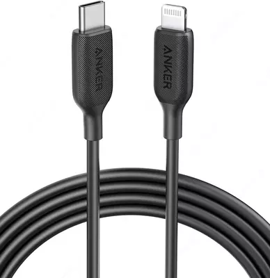 USB кабель Anker PowerLine III USB-C to Lightning 2.0 Cable 3ft Black (A8832H11)