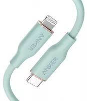 Type-C кабель Anker PowerLine III Flow USB-C with Lightning Connector 3ft Green (A8662H61)