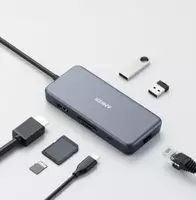 USB-HUB adapter Anker PowerExpand+ 7-in-1 USB-C PD Ethernet (A8352HA1)