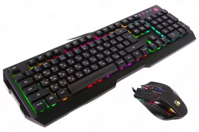 Игровая клавиатура и мышь Bloody Q1300