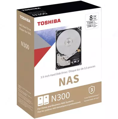 Жесткий диск 8Tb Toshiba N300 - 3 192 000 сум / шт.