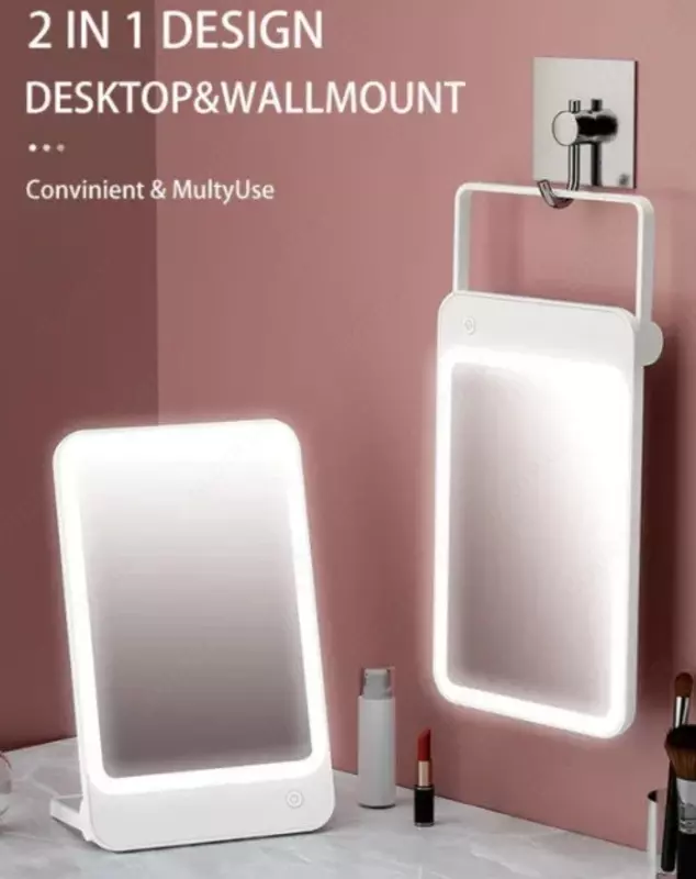 Зеркало для макияжа Bomidi R1 Make Up Mirror LED white