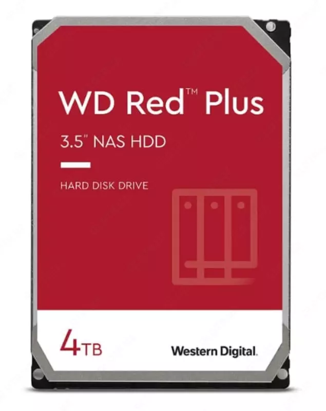 Жесткий диск Western Digital WD RED PLUS 4TB (WD40EFPX)