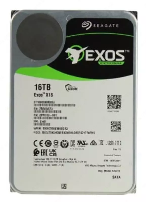 Жесткий диск Seagate Exos X18 16TB (ST16000NM000J)