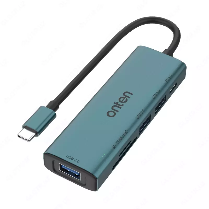 USB HUB Onten OTN-UC120 6in1