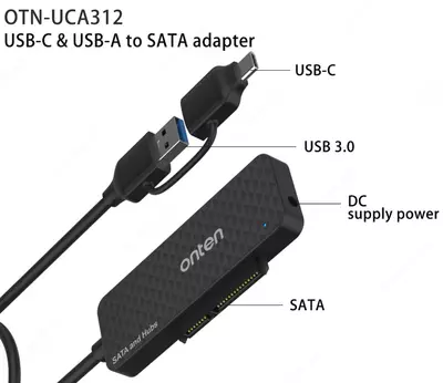 USB HUB Onten UCA312 5in2