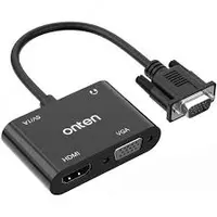 USB HUB Onten OTN-5138HV VGA to Hdmi to VGA