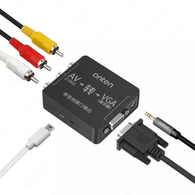 USB HUB Onten OTN-7109 AV to VGA - 175 500 so'm