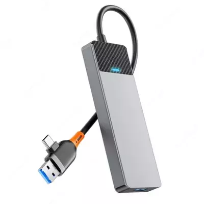 USB HUB Wiwu Linker A431C 4-in-1 Type-C - 202 500 сум / шт.