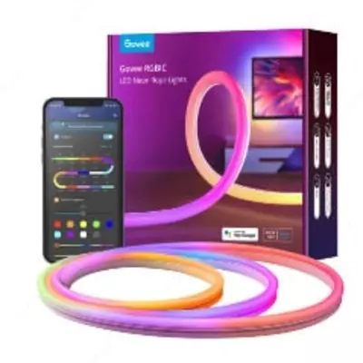 Govee Лента светодиодная умная H61A0 Neon LED Strip Light 3м Белый (H61A03D1)