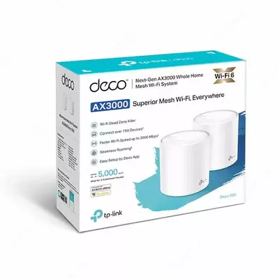 Wi‑Fi роутер TP-LINK Deco X60 (2-pack) - 2 575 000 сум / шт