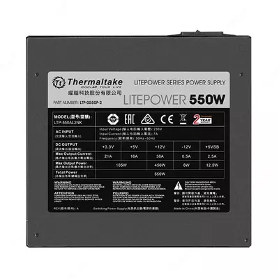 490 000 сум / шт Блок питания Thermaltake Litepower 550W.