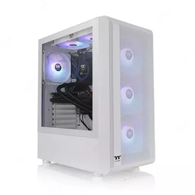 Компьютерный корпус Thermaltake S200 TG ARGB Snow (CA-1X2-00M6WN-00).