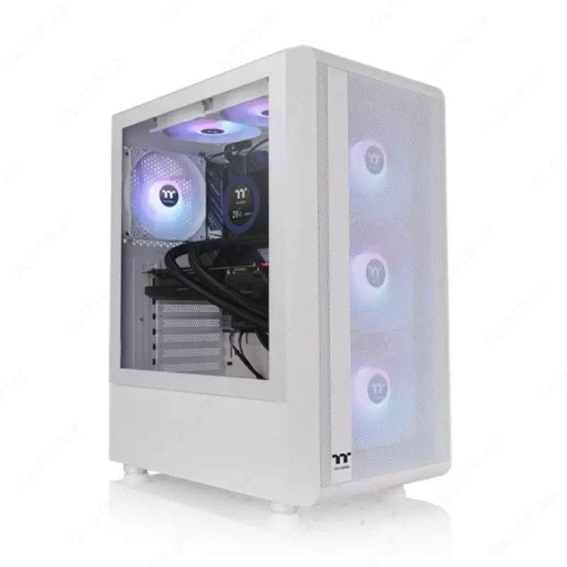 Компьютерный корпус Thermaltake S200 TG ARGB Snow (CA-1X2-00M6WN-00).