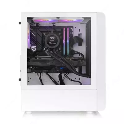 930 000 сум / шт Компьютерный корпус Thermaltake S200 TG ARGB Snow (CA-1X2-00M6WN-00).