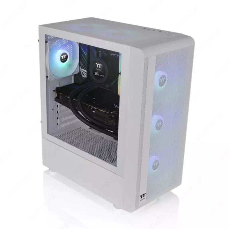 Компьютерный корпус Thermaltake S200 TG ARGB Snow (CA-1X2-00M6WN-00).