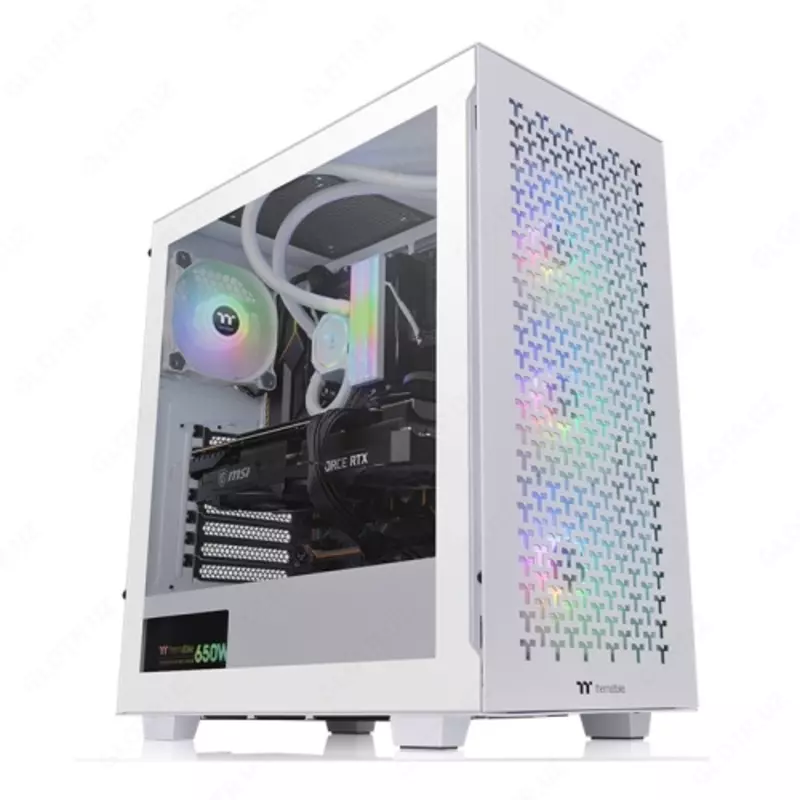 Thermaltake V350TG ARGB Snow kompyuter korpusi (CA-1S3-00M6WN-03).