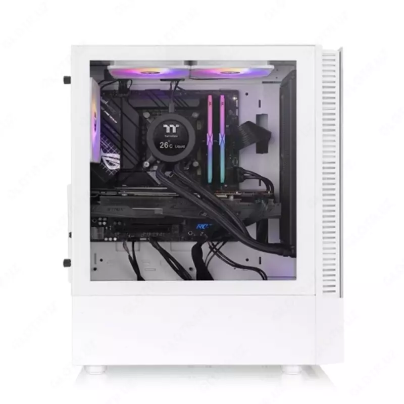 1 025 000 сум Компьютерный корпус Thermaltake View 200 TG ARGB Snow (CA-1X3-00M6WN-00).