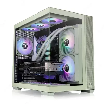 Компьютерный корпус Thermaltake View 380 TG ARGB Matcha Green (CA-1Z2-00MEWN-00).