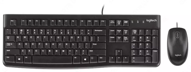 Клавиатура и мышь Logitech Desktop MK120 Black USB - 245 000 сум