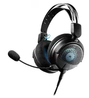 Audio-Technica ATH-GDL3 simli oʻyin naushniklari (qora  oq)
