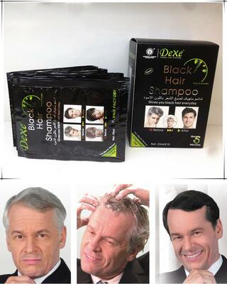 Шампунь для мужчин от седых волос DEXE BLACK HAIR SHAMPOO