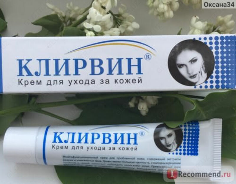 Крем от прыщей и пятен Клирвин