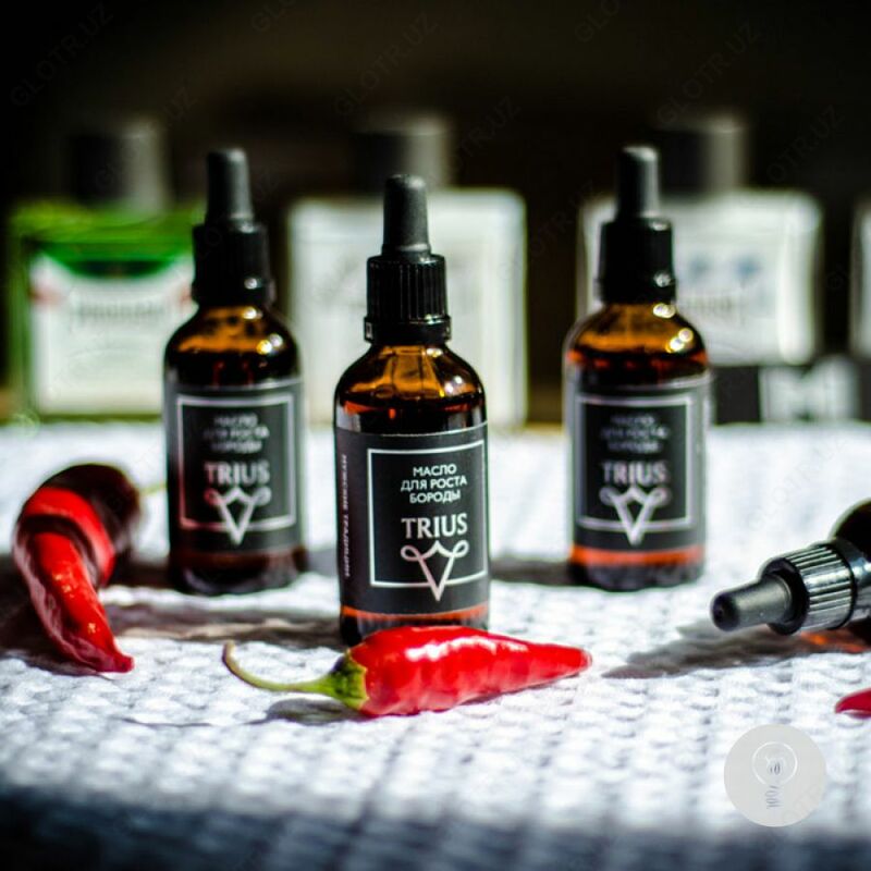 Масло для роста бороды – Мужская косметика ручной работы Триус