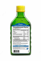 Масло печени трески Carlson Cod Liver Oil (250 мл.) - 431 643.2 сум