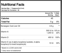 431 643.2 сум Масло печени трески Carlson Cod Liver Oil (250 мл.)