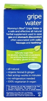 Укропная вода для младенцев против газов и коликов Mommy's Bliss Gripe Water (120 мл.)