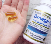  Рыбий Жир высшего качества California Gold Nutrition Omega-3  Premium Fish (100 шт.) - 