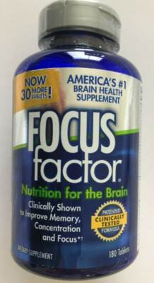 Питание для мозга Focus Factor (180 шт.) Питание для мозга Focus Factor (180 шт.)