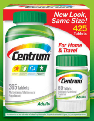 Комплекс мультивитаминов и минералов Centrum (365+60 шт.)