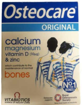 Комплекс витаминов для здоровых костей Vitabiotics Osteocare Calcium Magnesium (90 шт.)