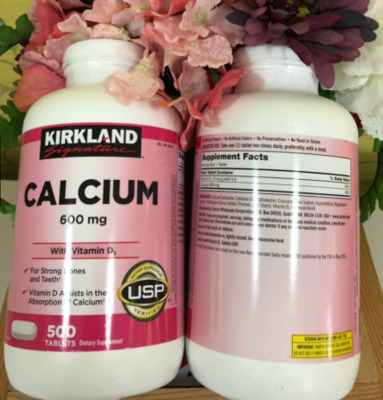 Кальций + Витамин D3 Kirkland Calcium 600mg (500 шт.)