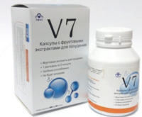  Капсулы с фруктовыми экстрактами для похудения V7 (60 шт.) - 