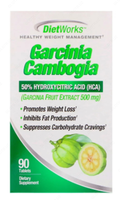 Биодобавка для снижения аппетита DietWorks Garcinia Cambogia (90 капсул)
