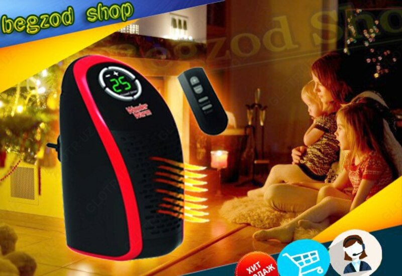 Портативный мини обогреватель Wonder Warm EY-2028 400W с пультом