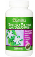 БАД для мозга и памяти Ginkgo Biloba Trunature (300 капсул) - 476 495.2 сум