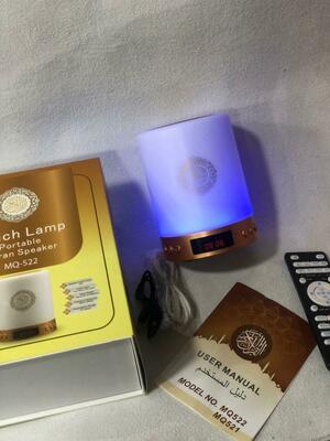 Лампа, читающая Коран светодиодная динамик, курьон укийдиган сенсорный Лампа