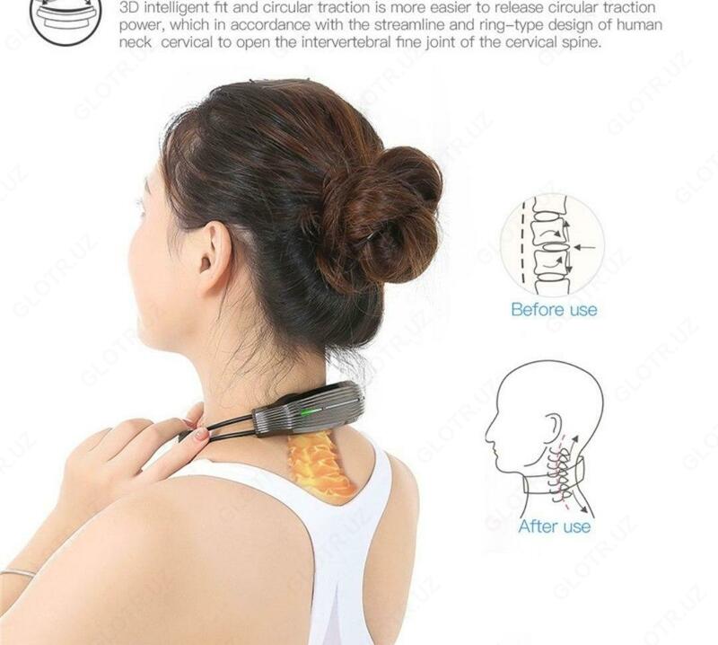 Электрический импульсный массажер для шеи (магнитная терапия)