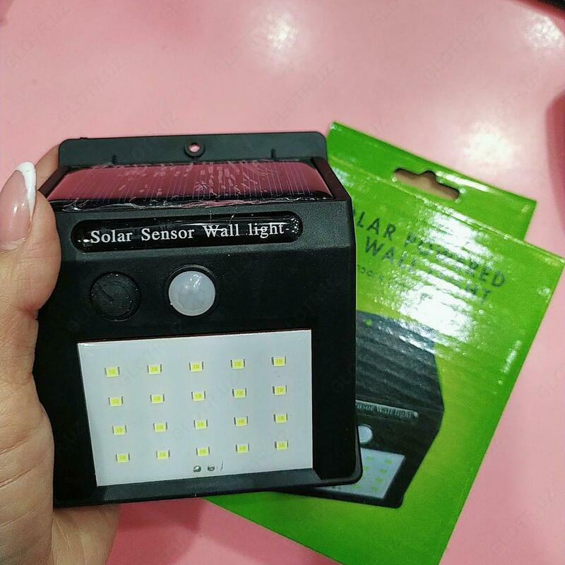 Уличный фонарь с датчиком движения на солнечной батарее Solar Motion Sensor Light