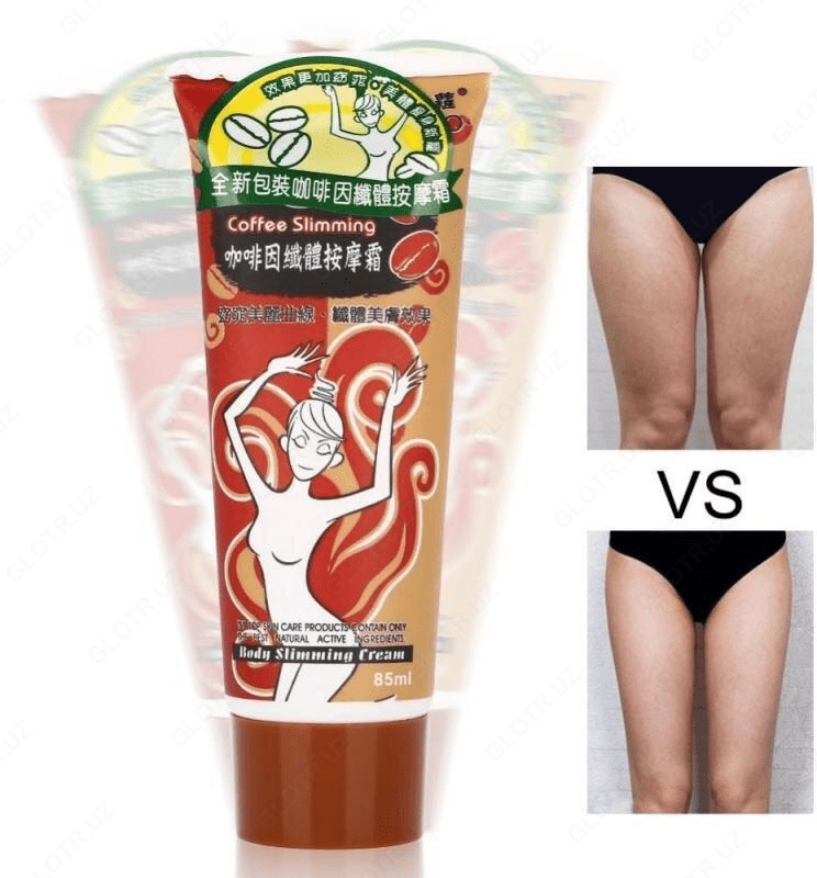 Kilo yo'qotish uchun tsellyulitga qarshi krem-jele Qahva ekstrakti bilan qahva qaynatgich krem