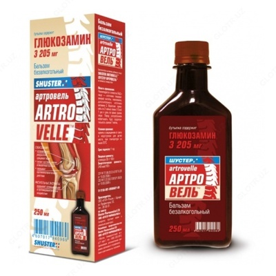 Бальзам для суставов и позвоночника с глюкозамином Артровель ШУСТЕР