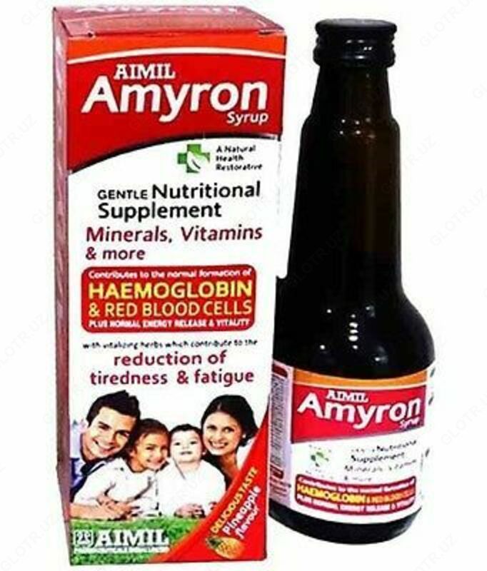 Сироп для увеличения гемоглобина Amyron Syrup
