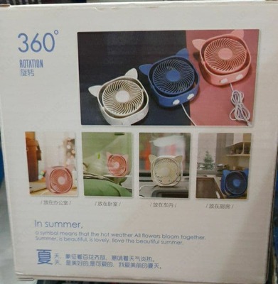 Batareyali USB mini fan